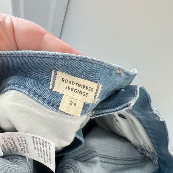 Madewell 10" High-Rise Roadtripper Supersoft Jeggings in Mcleod Wash 26 - Picture 6 of 7